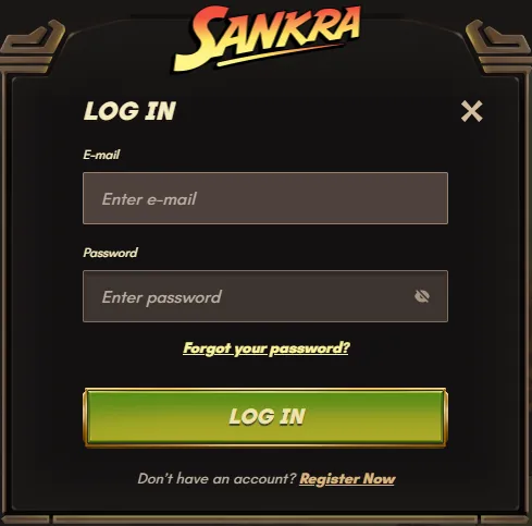 sankra casino login